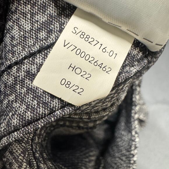 Athleta Leggings Womens XS Delancey Textured Moto Black White Ankle Zip - Picture 10 of 11